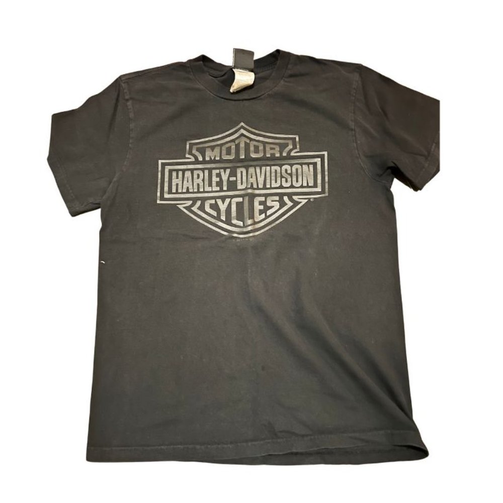 Harley-Davidson Monotone Design T-Shirt - Huntington Beach